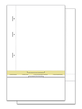 Combination letterhead / envelope - form com-le